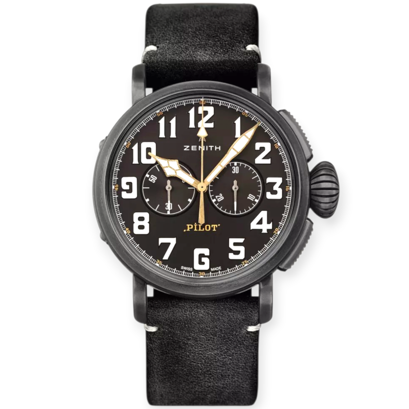 Pre-Owned Zenith Pilot Type 20 Chronograph Men's Watch 11.2432.4069/21.C900
