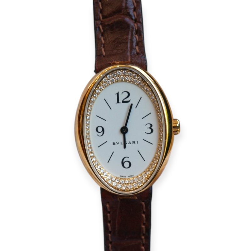 Pre-Owned Bvlgari Oval Yellow Gold 20mm OV32G