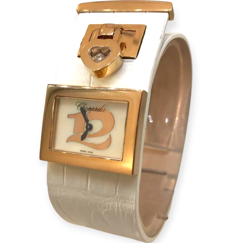 Pre-Owned Chopard Happy 12 Rose Gold 26mm