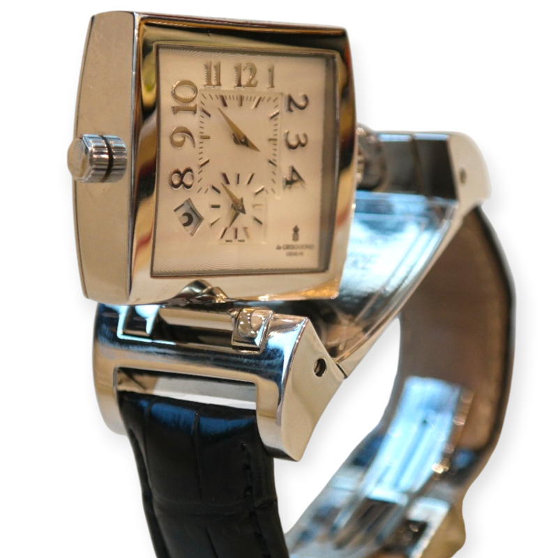 Pre-Owned De Grisogono Instrumento Doppio Tre 44mm Men's Watch
