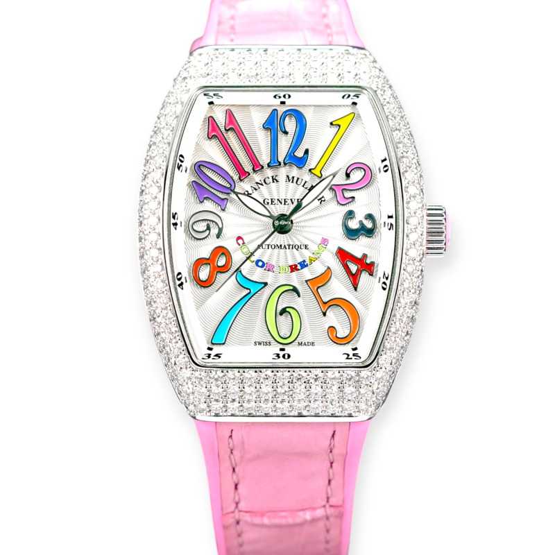 Pre-Owned Franck Muller Ladies Vanguard  Steel 35mm V35SCATFOCOLDR