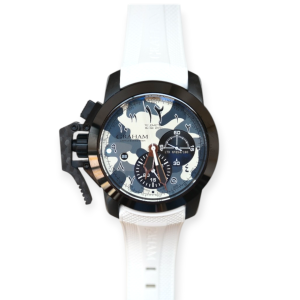 Pre-Owned Graham Chronofighter Oversize Arrow Black Camouflage 2CCAU.SO4A
