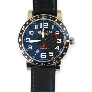 Pre-Owned Graham Silverstone GMT 42mm 2TZAS.B02A.L865