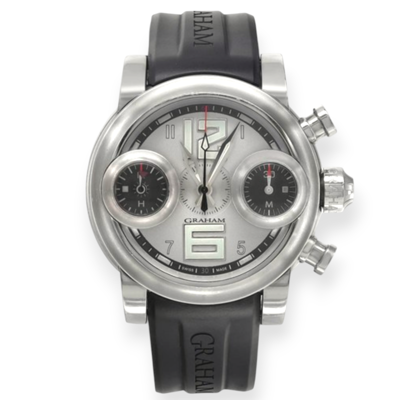 Pre-Owned Graham Swordfish Chronograph Steel 46mm 2SWAS.S01A.k06B