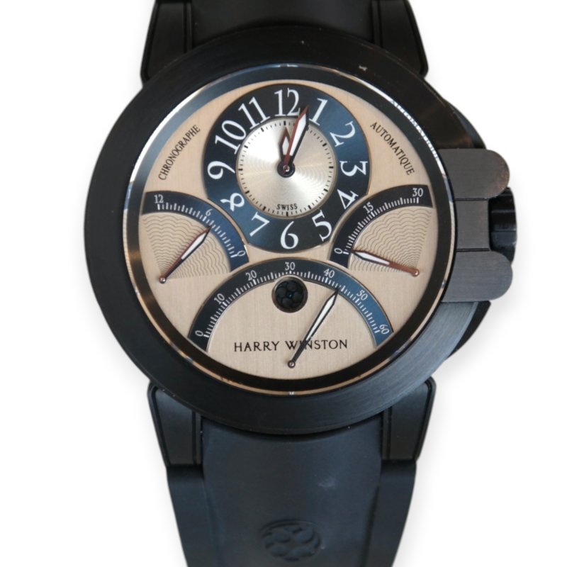 Pre-Owned Harry Winston Diver Ocean Triple Retrograde Chronograph OCEACT44ZZ005