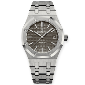 Pre-owned Audemars Piguet Royal Oak Steel Gray 37mm 15450ST.OO.1256ST.02