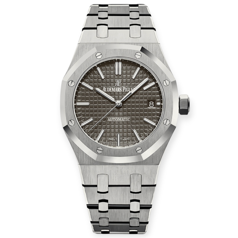 Pre-owned Audemars Piguet Royal Oak Steel Gray 37mm 15450ST.OO.1256ST.02