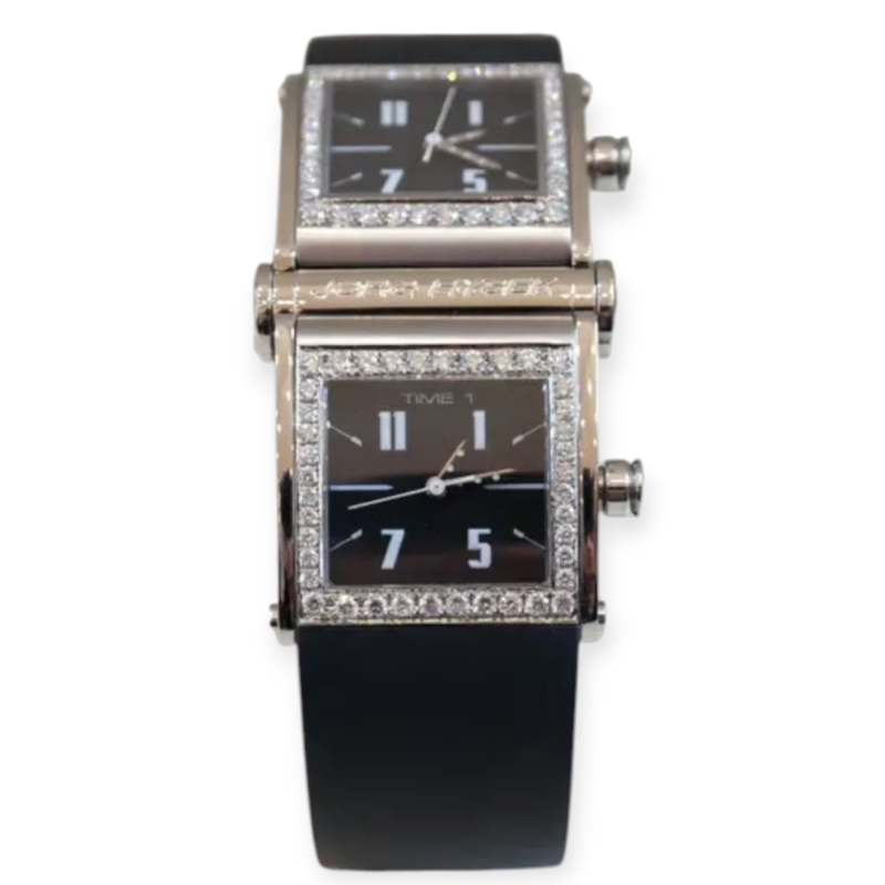 Pre-Owned Jorg Hysek X Ray Kilda Dual Time Stainless Steel