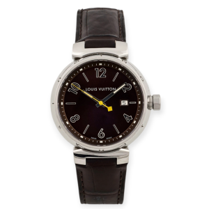 Pre-Owned Louis Vuitton Q1111 Tambour Steel 39mm