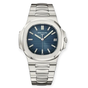 Pre-owned Patek Philippe Nautilus Stainless Steel 40mm Blue Dial 5711/1A-010