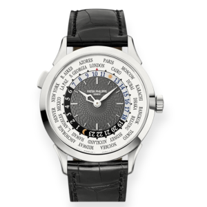 Pre-owned Patek Philippe World Time White Gold 38.5mm 5230G