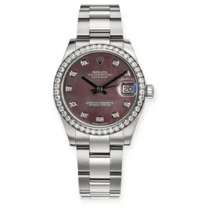 Pre-Owned Rolex DateJust 31mm Mother-Of-Pearl Oystersteel 178384