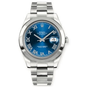 Pre-Owned Rolex DateJust II 41mm Blue Roman Dial 116300