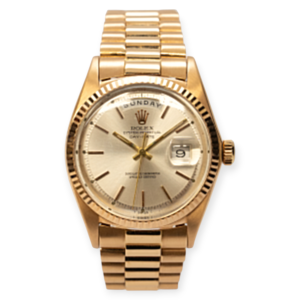 Pre-Owned Rolex Day-Date 36mm Yellow Gold Champagne Dial 1803