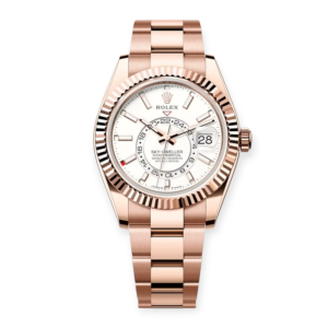 Pre-Owned Rolex Sky-Dweller Rose Gold 42mm White Dial 326935