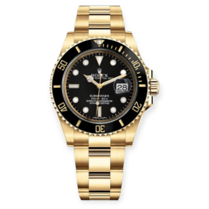 Pre-owned Rolex Submariner Full Yellow Gold 40mm Black Dial 116618LB