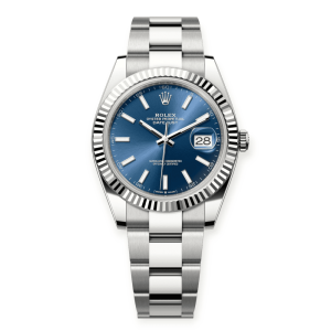 Pre-Owned Rolex DateJust 41mm 126334 Bright Blue Dial Oystersteel