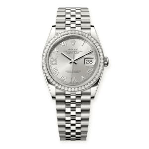 Pre-Owned Rolex DateJust 36mm Steel & Diamond Jubilee 126284RBR