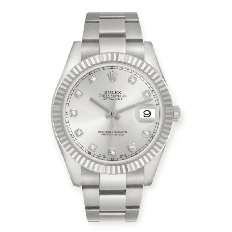 Pre-Owned Rolex DateJust 41mm 116334 Oystersteel Diamond Dial