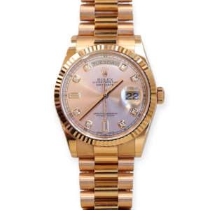 Pre-Owned Rolex Day-Date 36mm Rose Gold President 118235
