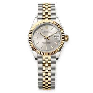 Pre-Owned Rolex DateJust 28mm Steel & Yellow Gold Silver Index Dial 279173-0019