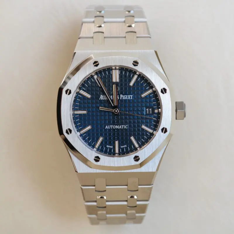 Pre-owned Audemars Piguet Royal Oak Steel 37mm 15450ST.OO.1256ST.03