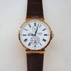 Pre-Owned Ulysse Nardin Maxi Marine Rose Gold 43mm 266-67