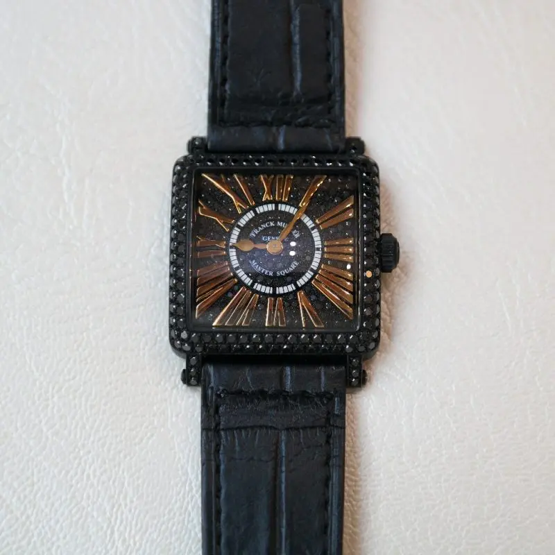 Pre-Owned Franck Muller Master Square White Gold 26mm 6002QZDRELDCD