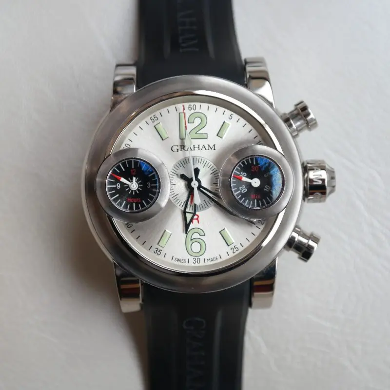Pre-Owned Graham Swordfish Chronograph Steel 46mm 2SWAS.S06A.K06B