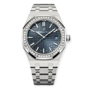 Pre-owned Audemars Piguet Royal Oak 34mm Steel Lady's Watch 77351ST.ZZ.1261ST.01