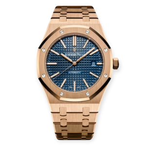 Pre-Owned Audemars Piguet Royal Oak 41mm Rose Gold Blue Dial 15400OR.OO.1220OR.03