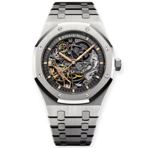 Pre-owned Audemars Piguet Royal Oak Openworked 41mm 15407ST.OO.1220ST.01