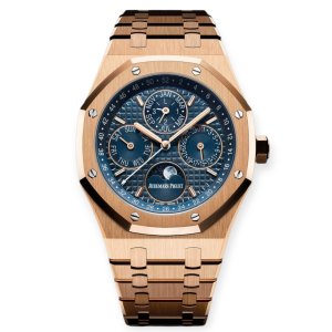 Pre-owned Audemars Piguet Royal Oak Perpetual Calendar 41mm Rose Gold 26574OR.OO.1220OR.02