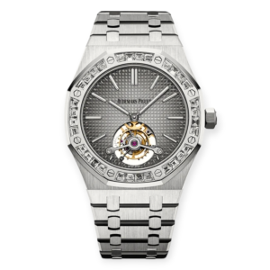 Pre-owned Audemars Piguet Royal Oak 41mm Tourbillon Extra-Thin Platinum 26516PT.ZZ.1220PT.01