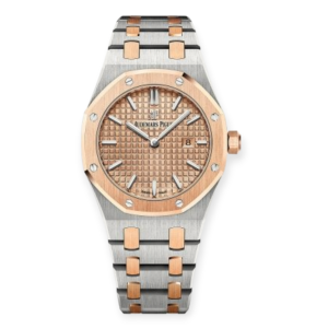 Pre-owned Audemars Piguet Royal Oak 33mm Steel & Rose Gold 67650SR.OO.1261SR.01
