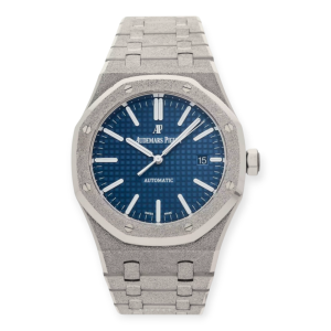 Pre-owned Audemars Piguet Royal Oak Frosted White Gold 41mm 15410BC.GG.1224BC.01