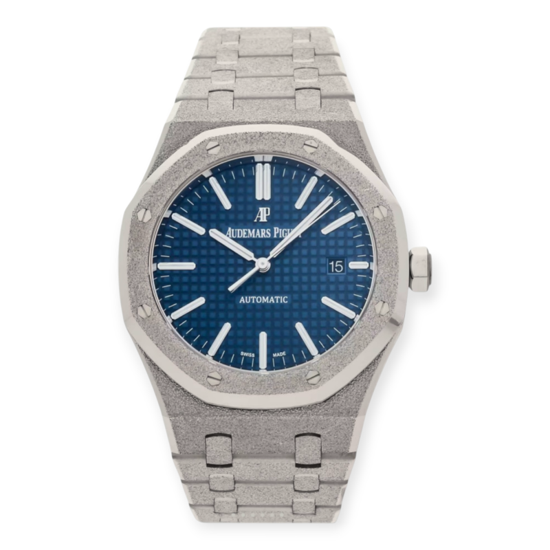 Pre-owned Audemars Piguet Royal Oak Frosted White Gold 41mm 15410BC.GG.1224BC.01