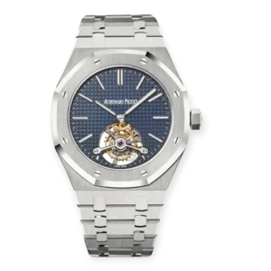 Pre-owned Audemars Piguet Royal Oak 41mm Tourbillon Extra-Thin Steel 26510ST.OO1220ST.01