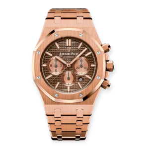 Pre-owned Audemars Piguet Royal Oak Chronograph 41mm Choco Dial Rose Gold 26331OR.OO.1220OR.02