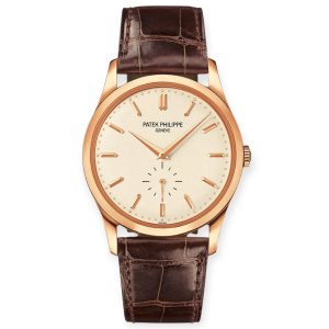 Pre-owned Patek Philippe Calatrava Rose Gold 37mm 5196R-001