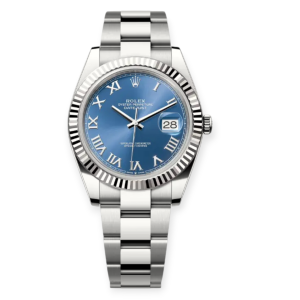Pre-Owned Rolex DateJust Steel 41mm Blue Roman-Dial Oyster 126334