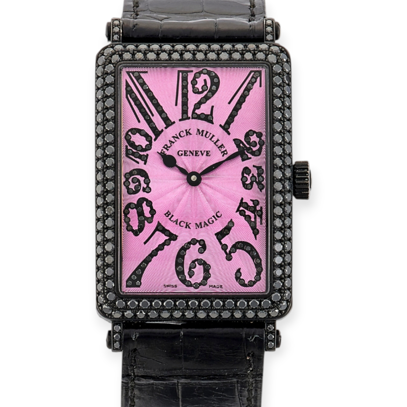 Pre-Owned Franck Muller Black Magic White Gold 23mm Pink Dial 902ZDBLKMAGIC