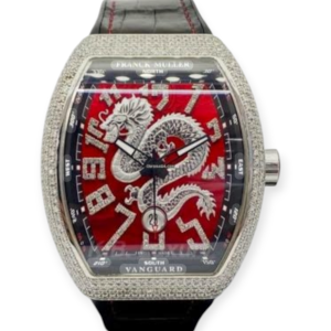 Pre-Owned Franck Muller Vanguard Dragon King Limited Edition 188 Pieces Steel 45mm V45SCDTACNR
