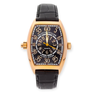 Pre-Owned Franck Muller Secret Hours Rose Gold  39mm Black Dial 8880 SE H II