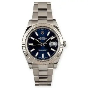 Pre-Owned Rolex DateJust 41mm 116334 Oystersteel Blue Index Dial (Old Model)