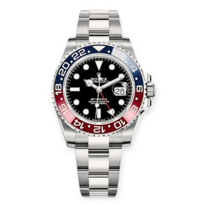 Pre-owned Rolex Gmt-Master II "Pepsi" Oystersteel 40mm Oyster 126710BLRO