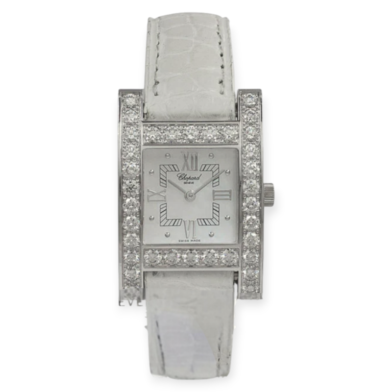 Pre-Owned Chopard Your Hour "H" White Gold Diamond Bezel Case & Mother Of Pearl Dial 13/6621