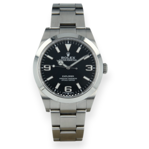 Pre-owned Rolex Explorer 39mm Oystersteel 214270