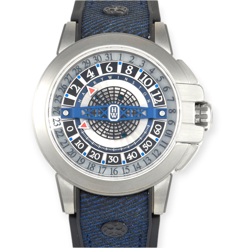 Pre-Owned Harry Winston Ocean Collection Project Z12 Limited Edition Zalium 42.2mm Men’s Watch OCEAHR42ZZ001