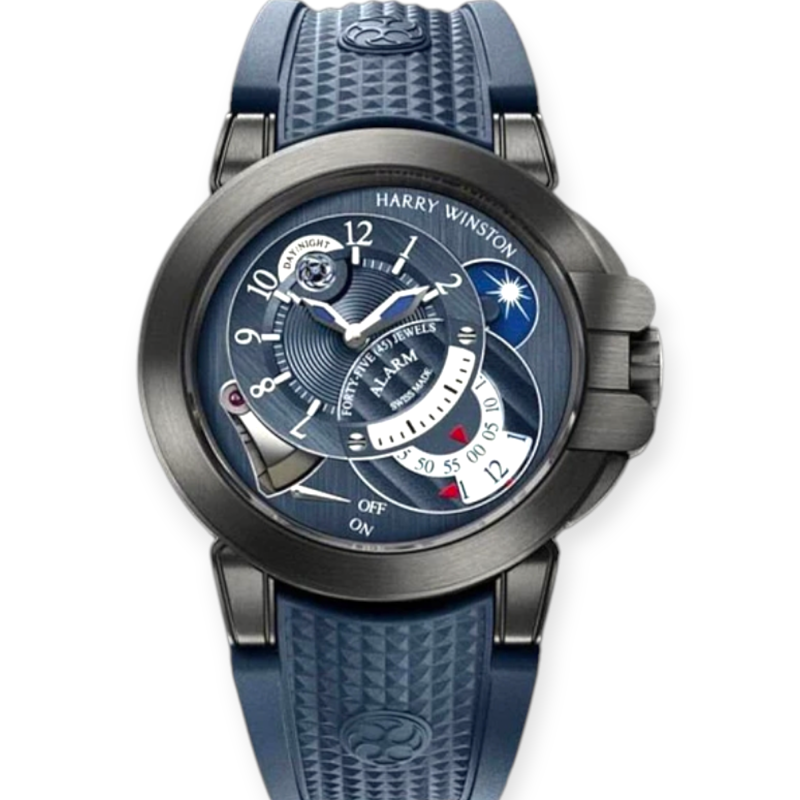 Pre-Owned Harry Winston Ocean Collection Project Z6 Limited Edition Zalium 44mm Men’s Watch OCEMAL44ZZ005